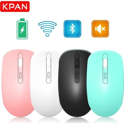 Wireless Mouse Bluetooth RGB Rechargeable Mouse Wireless Computer Silent Mause LED Backlit Ergonomic Gaming Mouse For Laptop PC