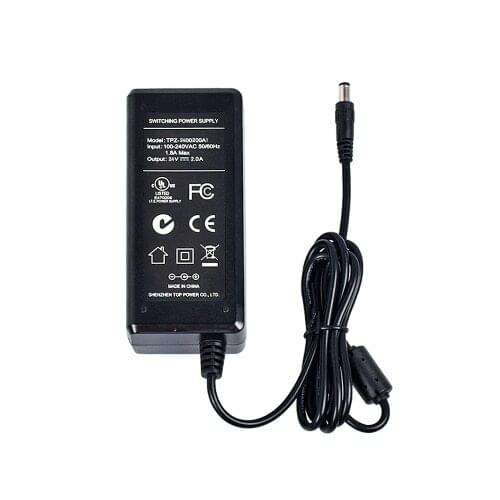 EU Plug Wall Mount 24V 2A Power Supply