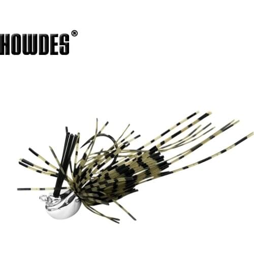 Rubber Skirt Jig Head Hooks Fishing Bait Swim-Bass-Bait 7g 10g