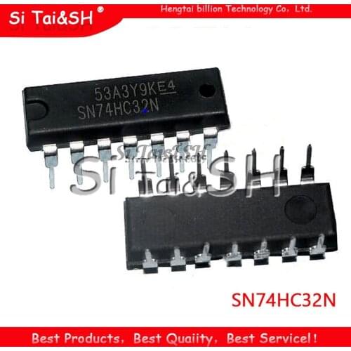 10PCS SN74HC32N DIP-14 SN74HC32 DIP 74HC32N 74HC32 new and original IC
