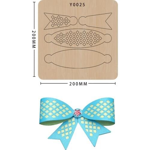 Bow Cutting Dies Scrapbooking Leather Mold Die Cut Suitable For Common Big Shot Machines