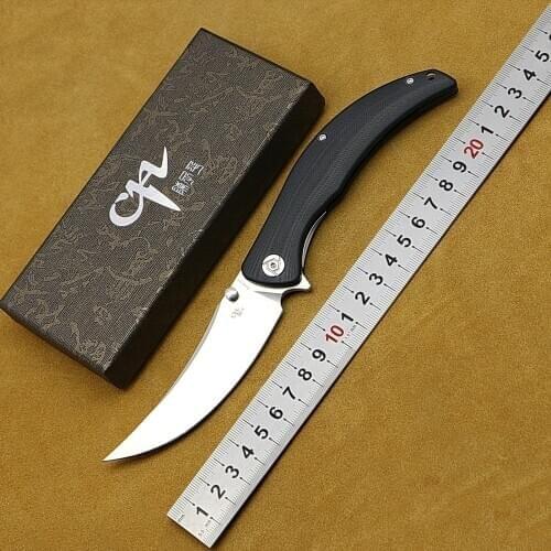 CH Sultan High Quality Flipper Folding Knifes D2 Blade G10 Handle Outdoor Camping Hunting Pocke Fruit EDC Tools