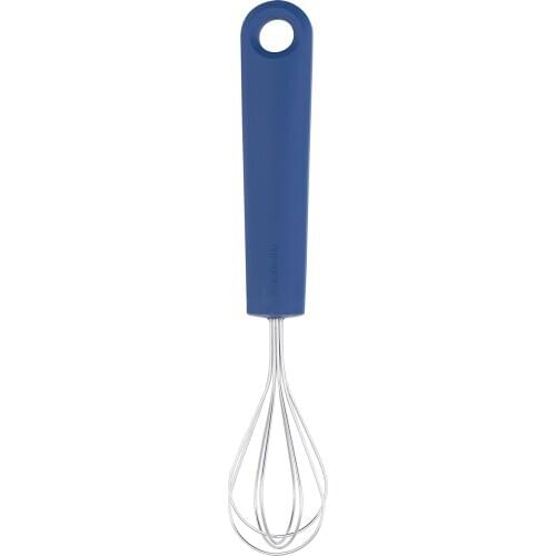 Brabantia Whisk, Small-Blue, Stainless Steel, 20.4 x 3.2 x 3.2 cm