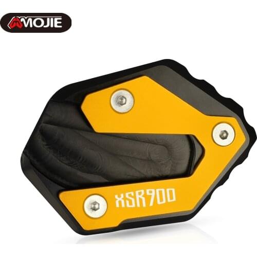 Motorcycle Kickstand Foot Side Stand Extension Pad Support Plate XSR 900 FOR YAMAHA XSR900 2015 2016 2017 2018 2019 2020 2021