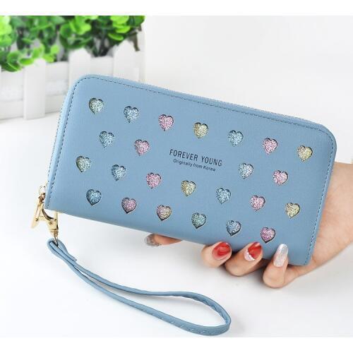 Lady Purses Coin Purse Pocket Vintage Matte PU Leather Hollow Style Clutch Women Wallet Bags Cards ID Holder Handbags Moneybags