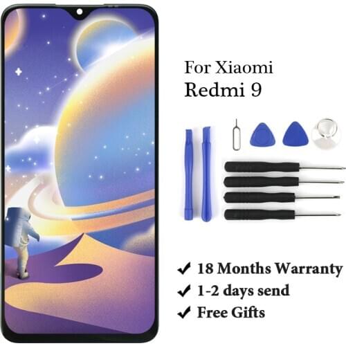 For XIAOMI Redmi 9 LCD display Touch Screen Digitizer Assembly With Frame For XIAOMI Redmi 9 LCD Display Replacement Repair part