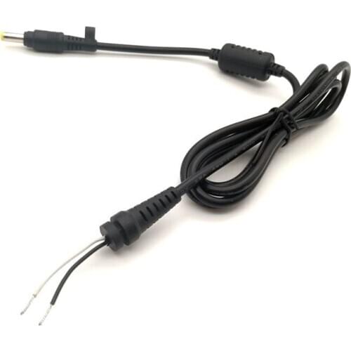 10pcs DC Tip Plug 4.8x1.7mm / 4.8*1.7mm Power Supply Connector Laptop Charger DC Power Cable for HP Adapter Jack DC Cord 1.2m