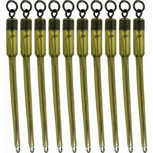 10pcs Carp Fishing Tackle Terminal Pva Bag Stems Connector Swivels Pva Tube Bags Stems Lead Insert End Terminal Tackle Mash