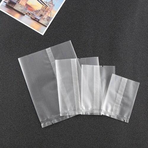 1000 x Frosted Plastic Machine Seal Cookie Bag Bakery Macarons Gift Vacuum Packaging Pouch Plastic Biscuit Packaging Bag