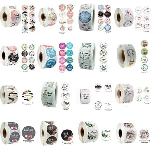 500pcs Kawaii Scrapbooking Stationery Stickers Child Birthday Christmas Present Packaging Seal Festival Party Decorative 064002