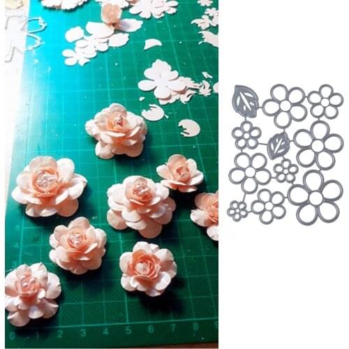 Plant Flower Metal Cutting Die Scrapbook Dies 3D Stamps fustelle DIY Scrapbooking Stamping Greeting Cards Making Photo Decor