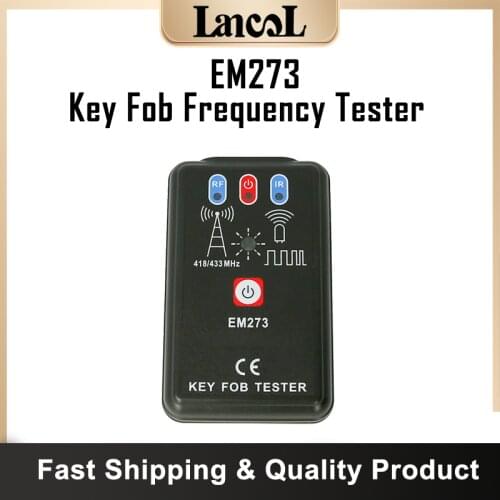 LED Key Fob Frequency Tester Checker Finder Wireless Radio Frequency Remote Control