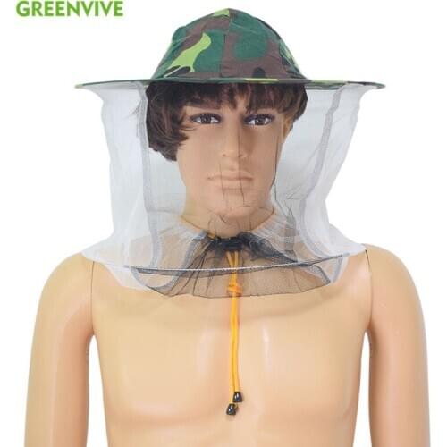Beekeeping Camouflage Head Net Outdoor Accessories Tools Protect Net Hat Beekeeping Anti-mosquito Bee Bug Insect Fly Mask Cap