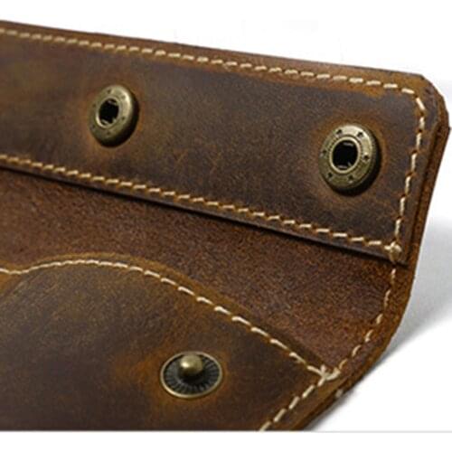 Travel Leather Watch Pouch Bracelet Storage Bag Holder Hand Stitched Premium