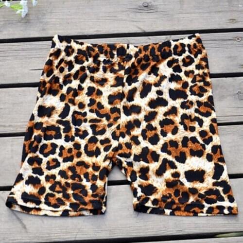 2021 Leggings Multicolor Casual Highstreet Leopard Print Skinny Short Pants Summer Modern Lady Trousers