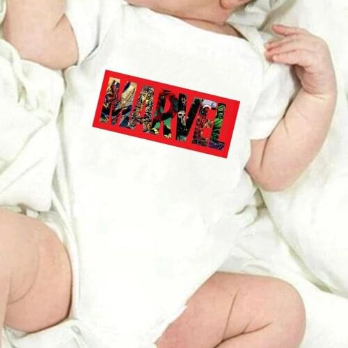 Summer Baby Clothes Cartoon Newborn Rompers MARVEL Toddler Bodysuit Animal Clothing Infant Jumpsuit Sleepwear