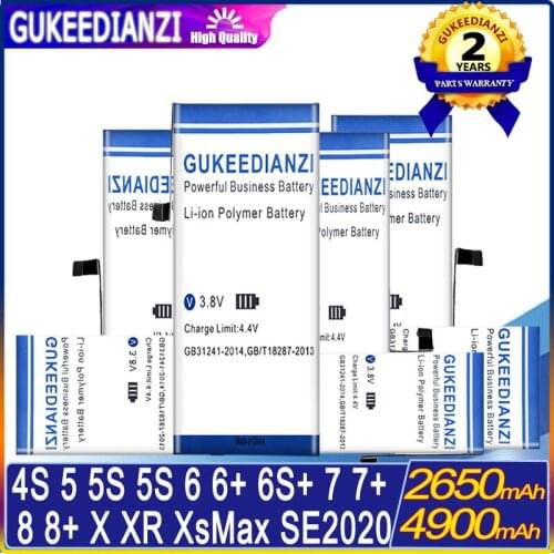 Lithium Battery For iPhone 6s 6 s 5s 5 5c 7 8 Plus High Capacity Bateria Replacement Batterie For iPhone X Xs Max Xr XR 6 7 8 P