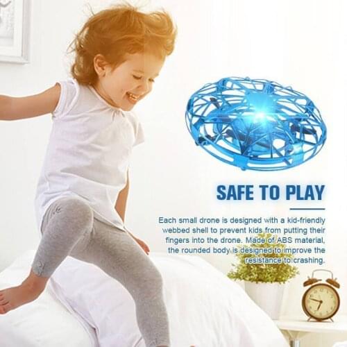 Mini Drone Quad Induction Levitation UFO Infraed Hand Sensing Aircraft Electronic Model Quadcopter Small drohne Toy For Children