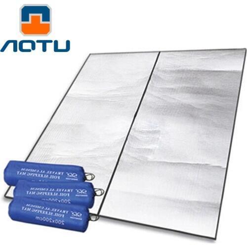 NEW 2020 Outdoor 200 * 250cm crawl dampproof mat cloth tents MATS camping picnic Aluminum film Mat