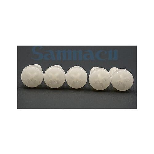 Qty25 M8 Metric Full Nylon Phillips Cross Pan Head Machine Screws