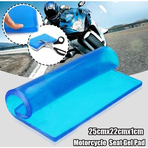 Thickness Damping Silicone Gel Pad Motorcycle Seat Cushion Comfortable Mat shock absorption Mats Motorcycle Seat Gel Pad