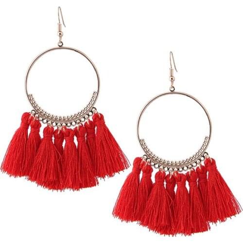 ZA Metal Round Drop Dangle Earrings For Women Fashion Round Jewelry Geometric Wedding Party Vintage Gifts Bohemian Bijoux