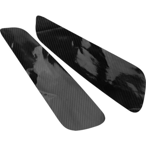 1 Pair Rear Trunk Sill Plate Protector Trim Sticker Carbon Fiber Style Fit for Jeep Grand Cherokee 2014-2016 2017 2018 2019 2020