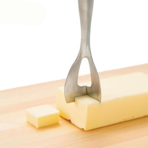 1PC 14cm Stainless Steel Cheese Cutter Slicer Food Grade Cheese Butter Cutter Cake Spatula Cheese Tool 45gA