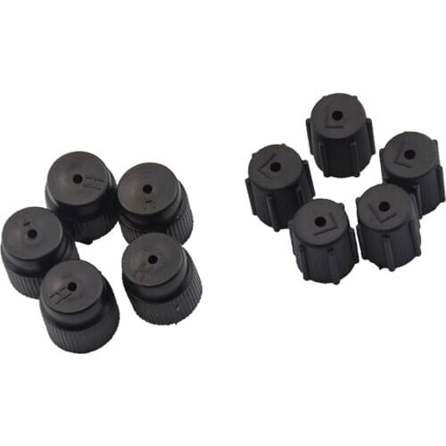 10Pcs/Set R134a 13mm & 16mm Air Conditioning Service AC System Charging Port Caps