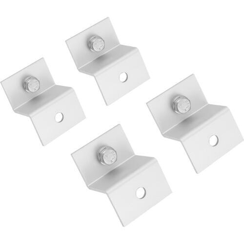 4pcs/set Z Solar Panel Brackets Aluminum Solar Panel Mounting Sets For RV Boat Off Grid Aluminum