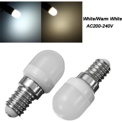 2W E14 Refrigerator LED lighting mini lamp AC220V Bright indoor lamp Fridge Freezer chandeliers lighting Warm White / White 4pcs