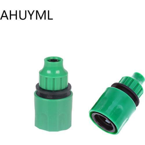 5 Pcs 8mm and 4mm Quick Connector Adapter 1/4 '' Gardening Irrigation System Fittings Garden Pipe Hose Coupling Fast Interface