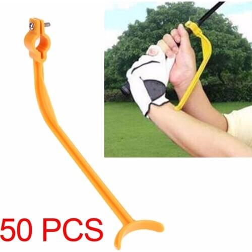 50 PCS Practical Practicing Guide Golf Swing Trainer Beginner Gesture Alignment Training Aid Aids Correct Swing Trainer