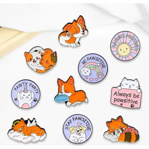 AIBODUO Brooches With Animals For Clothes