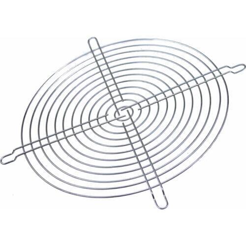Gdstime 10 Pcs 200mm Iron Net Fan Grill Metal Finger Guard Protector Dustproof Net Steel AC Fan 20cm Fan Protective Cover Filter
