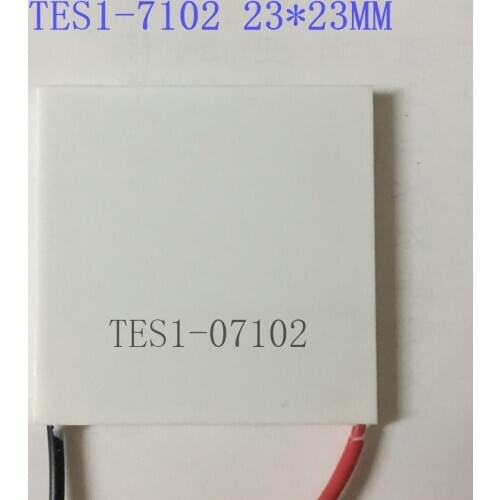 Refrigeration Sheet TES1-7102 20x20/23x23mm TEC1 Miniature Semiconductor Refrigeration Sheet Low-power Refrigerator