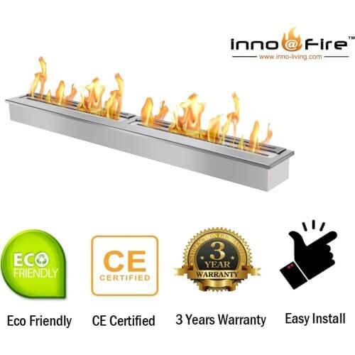 Inno living fire 62 inch blue bioethanol fireplace outdoor