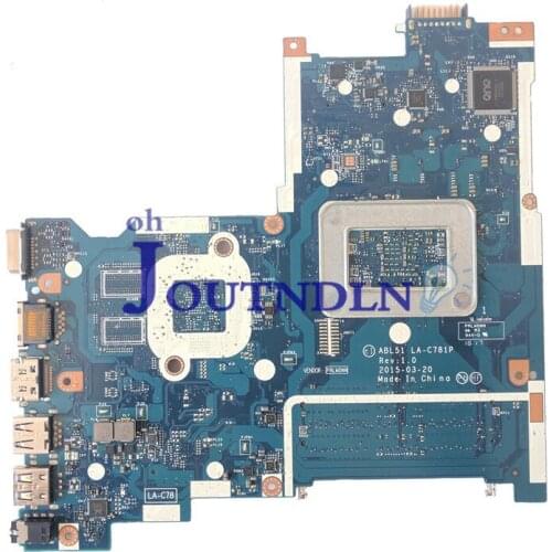JOUTNDLN FOR HP 255 G4 Laptop Motherboard 814610-001 814610-501 814610-601 W/ E1-6015 CPU ABL51 LA-C781P DDR3