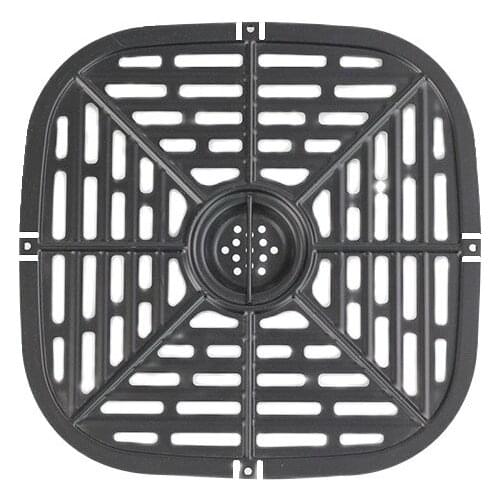 Square air fryer accessories frying pan steaming pan, grill pan 20X20cm air fryer pan replacement parts kitchen supplies