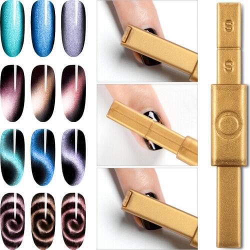 Multifunctional 3D Cat Eye Magnetic Pen Magnetic Bar Cat Eye Gel Polishing UV LED Nail Art Tools