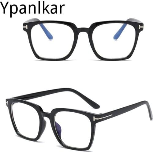 2021 Classic Anti-blue Light Computer Eye Glasses Frames for Men Vintage Square Plastic Glasses Frame Women