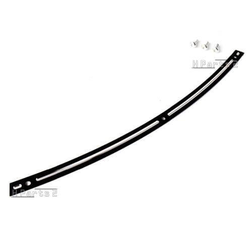 Black Edge Cut Windshield Trim For Harley Touring Street Glide 96-10 11 12 13 Models