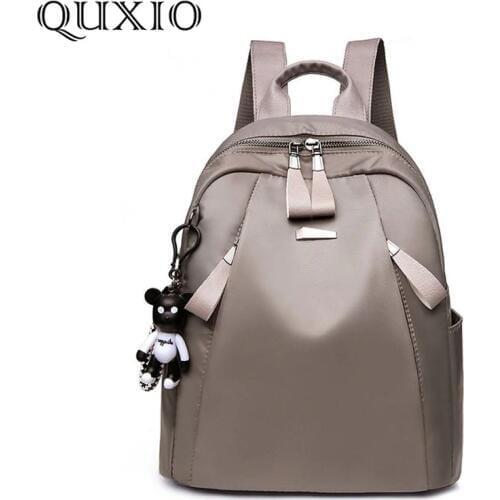 2018 New Oxford Cloth Waterproof Women Backpack With Pendant Korean Trend Female College Student Bag Girls Casual Backpack ZY91