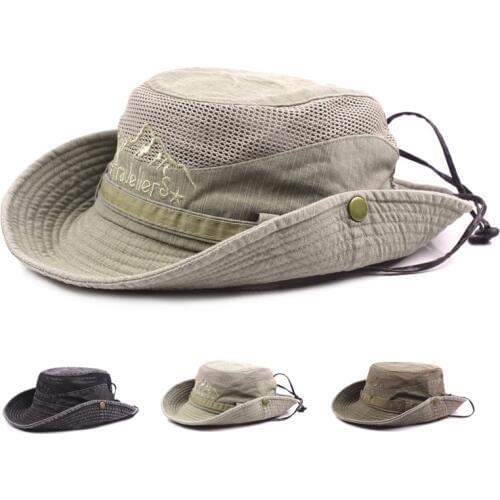 Fisherman Hat Man Go Fishing Hat Spring Summer Outdoors Sun Hat Cotton Net Cap Ma'am Mountaineering Hats