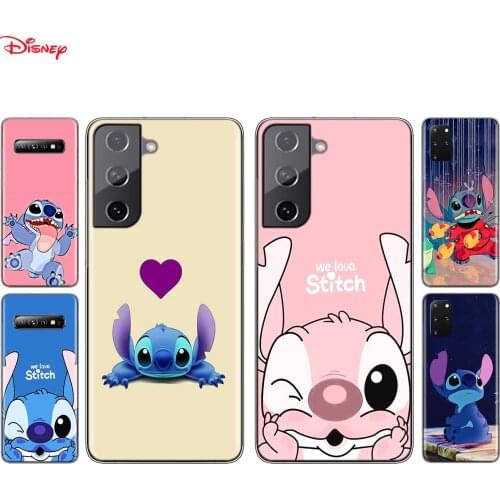 Silicone Cover Cute Lilo Stitch For Samsung Galaxy S21 S20 FE Ultra S10 S10E Lite S9 S8 S7 Edge Plus Phone Case
