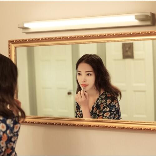 Modern Fixtures Mirror Lamp Bathroom Light Stainless Steel LED Mirror Light Wall Lamp Vanity Lighting Anti-fog lamp CL041807