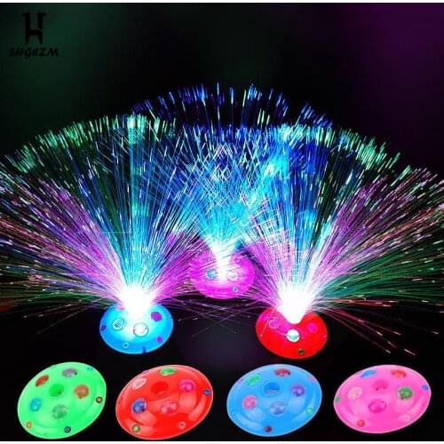 Light Luminous Toy Colorful LED Fiber Night Light Lamp Romantic Small Night Light For Christmas Gift Colorful Flashing Randomly