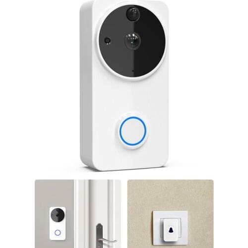 Smart Video Doorbell Wireless Audio Door Bell Intercom WiFi APP Control IP Camera Home Security Monitor for Phone House RC