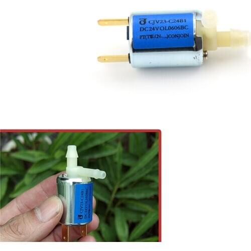 1pc DC 12V Small Plastic Solenoid Valve For Gas Water Air Normally Closed