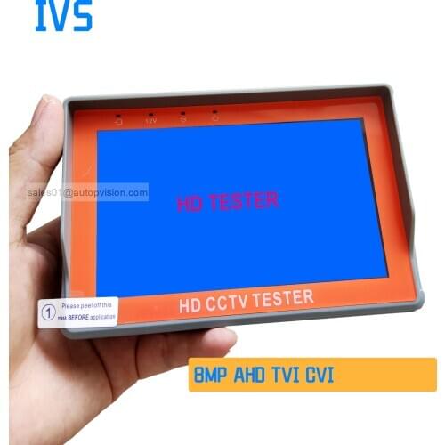 10pcs CCTV Tester 1080P 8MP Portable Camera Tester AHD TVI CVI CVBS Tester TFT LCD Analog Video Tester